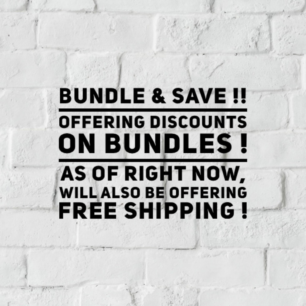 BUNDLE MULTIPLE ITEMS & SAVE | DISCOUNTS & FREE SHIPPING START NOW 🥳